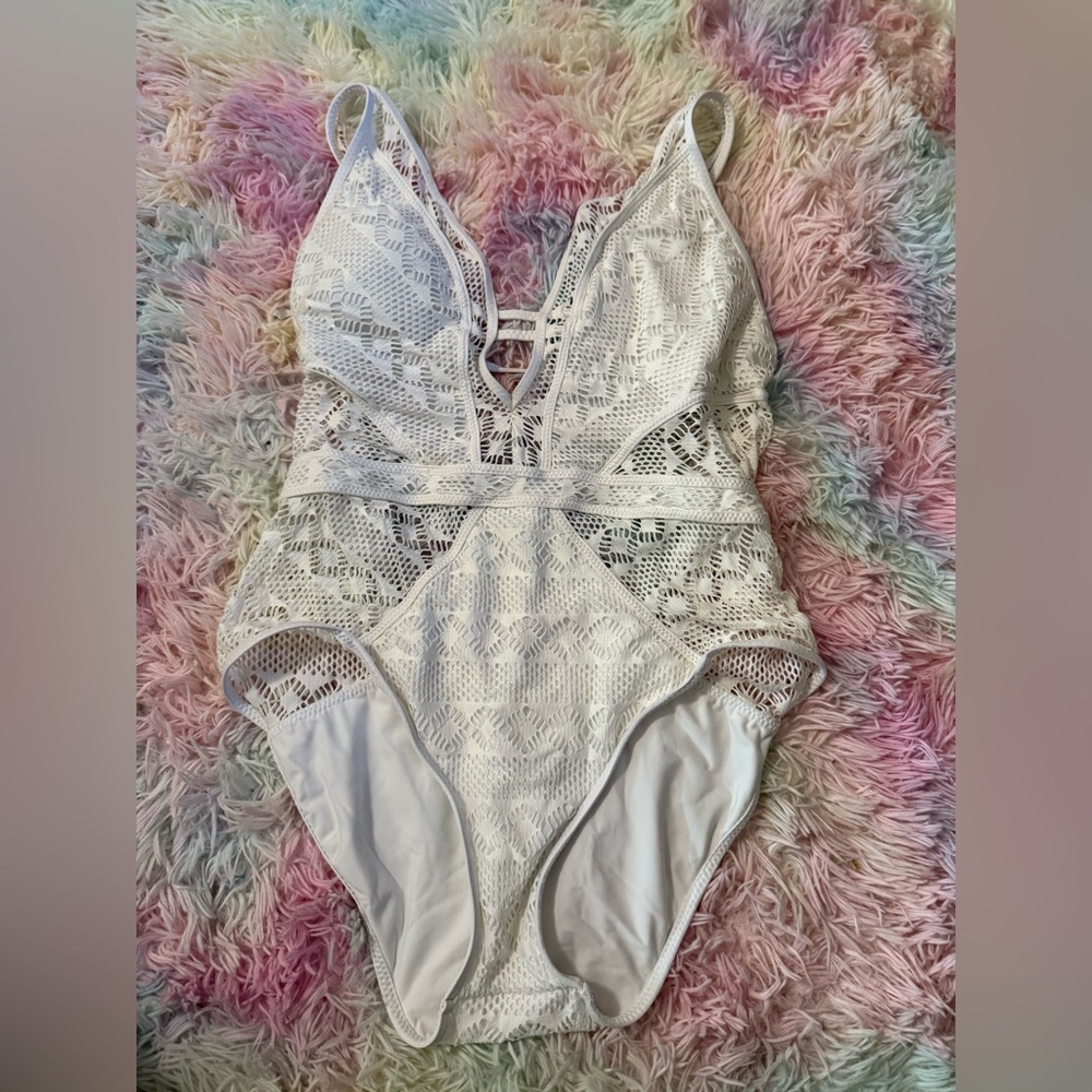 BECCA Ivory Lace Swimwear